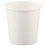 SOLO Flexstyle Double Poly Paper Containers, 16 oz, White, Paper, 25/Pack, 20 Packs/Carton Product Image 