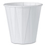 SOLO Paper Portion Cups, 3.5 oz, White, 100/Bag, 50 Bags/Carton Product Image 