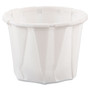SOLO Paper Portion Cups, 0.75 oz, White, 250/Bag, 20 Bags/Carton Product Image 