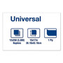 Tork Universal Dinner Napkins, 1-Ply, 15" x 17", 1/8 Fold, White, 3000/Carton Product Image 