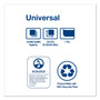 Tork Universal Masterfold Dispenser Napkins, 1-Ply, 13" x 12", White, 6000/Carton Product Image 
