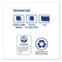 Tork Universal Dinner Napkins, 1-Ply, 17" x 17", 1/4 Fold, White, 4008/Carton Product Image 