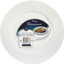 WNA Classicware Plates, Plastic, 10.25" dia, Clear, 12/Bag, 12 Bags/Carton Product Image 
