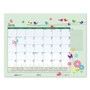 House of Doolittle Recycled Desk Pad Calendar, Illustrated Seasons Artwork, 18.5 x 13, Black Binding/Corners,12-Month (Jan to Dec): 2024 View Product Image