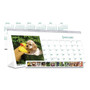 House of Doolittle Puppies Desktop Tent Calendar - Julian Dates - Monthly - 1 Year - January 2018 to December 2018 - 1 Month Double Page Layout Product Image 