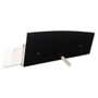 deflecto Interior Image Anti-Glare Sign Holder, Landscape, 8.5 x 2 Insert, Black/Silver Product Image 