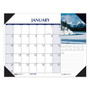 House of Doolittle Earthscapes Scenic Desk Pad Calendar, Scenic Photos, 18.5 x 13, White Sheets, Black Binding/Corners,12-Month (Jan-Dec): 2024 View Product Image