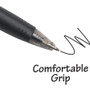 BIC BU3 Ballpoint Pen, Retractable, Bold 1 mm, Black Ink, Smoke/Black Barrel, Dozen Product Image 