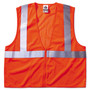 ergodyne GloWear 8210Z Class 2 Economy Mesh Vest, Polyester, Orange, 4X-Large/5X-Large Product Image 