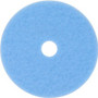 3M Sky Blue Hi-Performance Burnish Pad 3050 - Round20" Diameter x 1" Thickness - Burnishing - Linoleum, Sheet Vinyl, Vinyl Composition Tile (VCT) Floor - 1500 rpm to 3000 rpm Speed Supported - Durable Product Image 