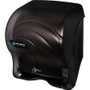 San Jamar Roll Towel Hands-free Dispenser - Roll, Touchless Dispenser - 1 x Roll - 14.4" Height x 11.7" Width x 9.1" Depth - Plastic - Black Pearl - Durable, Impact Resistant, Compact - 1 Each - (SJMT8490TBK) Product Image 
