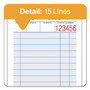 Adams Multi-Part Guest Check Pad, Two-Part Carbonless, 3.38 x 6.38, 50 Forms Total Product Image 