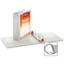 Cardinal Treated ClearVue Locking Slant-D Ring Binder, 3 Rings, 2" Capacity, 11 x 8.5, White Product Image 