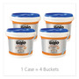 GOJO FAST TOWELS Hand Cleaning Towels, 7.75 x 11, Fresh Citrus, Blue, 130/Bucket, 4 Buckets/Carton View Product Image