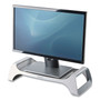 Fellowes I-Spire Series Monitor Lift, 20" x 8.88" x 4.88", White/Gray, Supports 25 lbs Product Image 