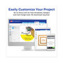 Avery Durable Waterproof Labels, 3.25" x 7.75" , 16 Total - Waterproof - x 3 1/4" Width x 7 3/4" Length - Full Sheet - Permanent Adhesive - Rectangle Product Image 