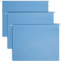 Smead 1/3 Tab Cut Letter Recycled Hanging Folder - 8 1/2" x 11" - Top Tab Location - Assorted Tab Position - 11 pt. - Poly - (SMD64021) Product Image 