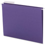Smead 1/3 Tab Cut Letter Recycled Hanging Folder - 8 1/2" x 11" - Top Tab Location - Assorted Tab Position - 11 pt. - Poly - (SMD64023) Product Image 