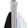 Alera Double Sided Partition Garment Hook, Steel, 0.5 x 3.38 x 4.75, Over-the-Door/Over-the-Panel Mount, Silver, 2/Pack Product Image 