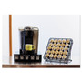Safco One Drawer Hospitality Organizer, 5 Compartments, 12.5 x 11.25 x 3.25, Black Product Image 