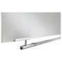 Iceberg Clarity Glass Dry Erase Board with Aluminum Trim, 48" x 36", White Surface, Satin Aluminum Frame Product Image 