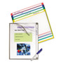 C-Line Write-On Project Folders, Straight Tab, Letter Size, Assorted Colors, 25/Box Product Image 