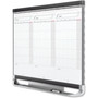 Quartet Prestige 2 Total Erase Three-Month Calendar, 36" x 24", White Surface, Graphite Gray Fiberboard/Plastic Frame Product Image 