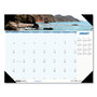 House of Doolittle Earthscapes Recycled Monthly Desk Pad Calendar, Coastlines Photos, 18.5 x 13, Black Binding/Corners,12-Month (Jan-Dec): 2024 View Product Image