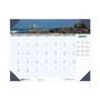 House of Doolittle Earthscapes Recycled Monthly Desk Pad Calendar, Coastlines Photos, 18.5 x 13, Black Binding/Corners,12-Month (Jan-Dec): 2024 View Product Image