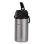BUNN 3 Liter Lever Action Airpot, Stainless Steel/Black Product Image 