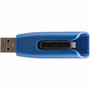 Verbatim 256GB Store 'n' Go V3 Max USB 3.0 Flash Drive - Blue - 256 GB - USB 3.0 - Blue, Black - Lifetime Warranty Product Image 