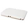 White One-Piece Non-Window Bakery Boxes, 1/2-Sheet Cake Box, 19 x 14 x 4, White, Paper, 50/Carton (SCH1029) Product Image 