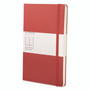 Moleskine Classic Colored Hardcover Notebook, 1-Subject, Narrow Rule, Red Cover, (240) 8.25 x 5 Sheets Product Image 