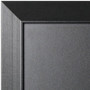 MasterVision Kamashi Chalk Board, 36" x 24", Black Surface, Black Wood Frame Product Image 