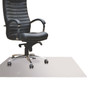 Floortex Cleartex MegaMat Heavy-Duty Polycarbonate Mat for Hard Floor/All Carpet, 46 x 53, Clear Product Image 