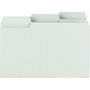 Smead SuperTab Pressboard Fastener Folders with Two SafeSHIELD Fasteners, 2" Expansion, Legal Size, Gray-Green, 25/Box Product Image 