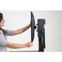 High Rise Standing Desk Workstation, 28" X 23" X 10.5" To 15.5", Black (VCTDC300) Product Image 