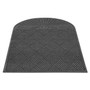 Guardian EcoGuard Diamond Floor Mat, Single Fan, 36 x 72, Charcoal Product Image 