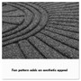 Guardian EcoGuard Diamond Floor Mat, Single Fan, 36 x 72, Charcoal Product Image 
