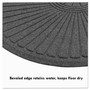 Guardian EcoGuard Diamond Floor Mat, Single Fan, 36 x 72, Charcoal Product Image 
