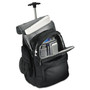 Samsonite Rolling Backpack, Fits Devices Up to 15.6", Polyester, 14 x 8 x 21, Black/Charcoal Product Image 