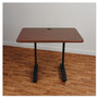 Alera Valencia Series Training Table T-Leg Base, 24.5w x 19.75d x 28.5h, Black Product Image 