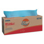 WypAll L40 Towels, POP-UP Box, 9.8 x 16.4, Blue, 100/Box, 9 Boxes/Carton View Product Image