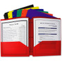 C-Line Letter Portfolio - 8 1/2" x 11" - 2 Pocket(s) - Assorted - Heavyweight Product Image 