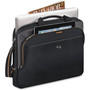 Solo Carrying Case (Briefcase) for 15.6" iPad Notebook - Orange, Black - Polyester Body - Handle, Shoulder Strap - 11.8" Height x 16" Width x 2" Depth Product Image 