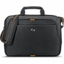 Solo Carrying Case (Briefcase) for 15.6" iPad Notebook - Orange, Black - Polyester Body - Handle, Shoulder Strap - 11.8" Height x 16" Width x 2" Depth Product Image 