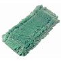 Unger Aluminum Pad Holder Microfiber Cleaning Pad - Rectangle8" Width - Cleaning, Washing - MicroFiber - Green Product Image 