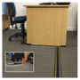 D-Line Medium-Duty Floor Cable Cover, 3.25 x 0.5 x 6 ft, Black with Yellow Stripe Product Image 