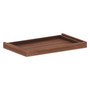 Alera Valencia II Series Center Drawer, Laminate, 24.5w x 15d x 2h, Modern Walnut Product Image 