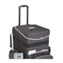 Rubbermaid Commercial Large Executive Quick Cart - Telescopic Handle - 60 lb Load Capacity - Aluminum, Polyester, Teflon, Polypropylene - 16.50" Length x 14.30" Width x 25" Height - Dark Gray Product Image 